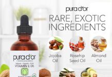 PURA D’OR 4 Oz Organic Vitamin E Oil Blend: A Natural Boost for Skin and Hair.